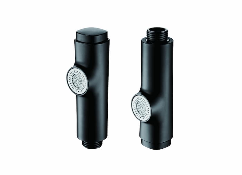 Dual mode kitchen faucet with pull out hand sprayer