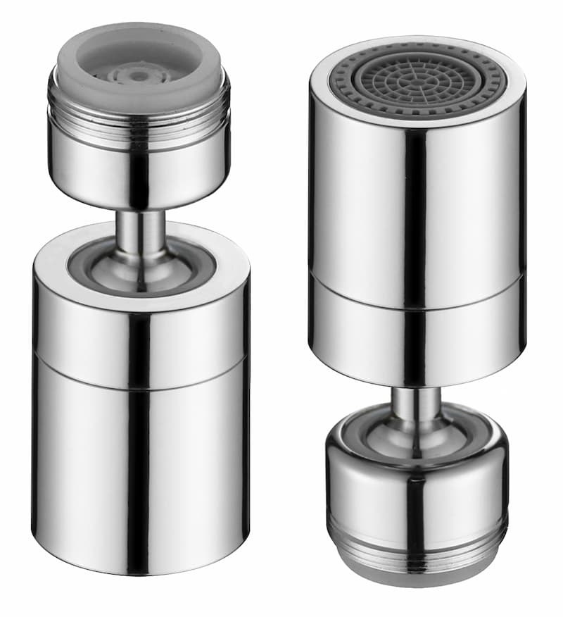 low flow rate kitchen sink faucet parts Swivel big rotation dual mode aerator
