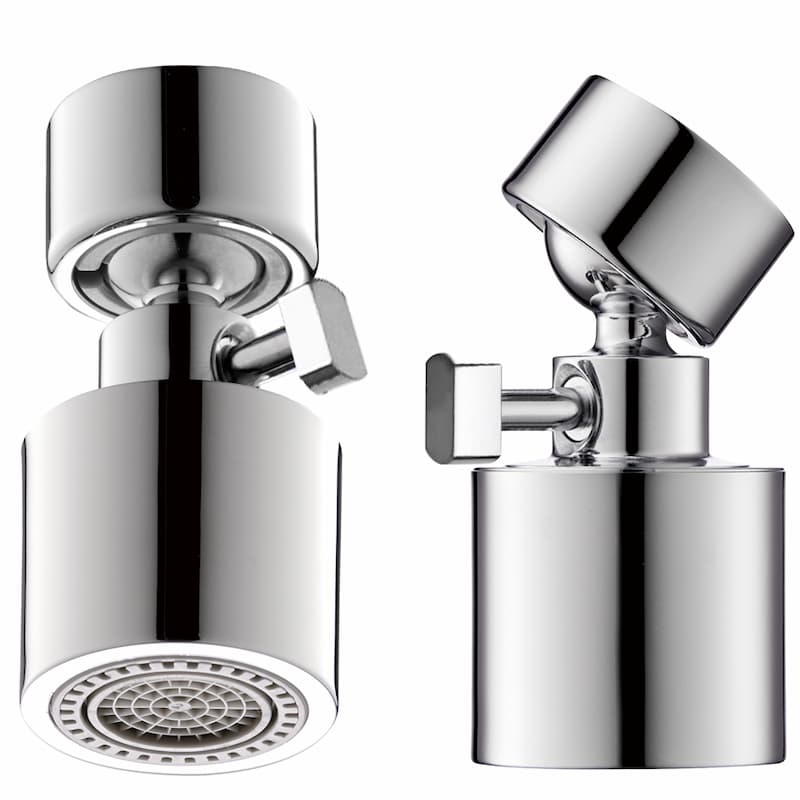 Professional flow adjustable dual mode aerator for faucet