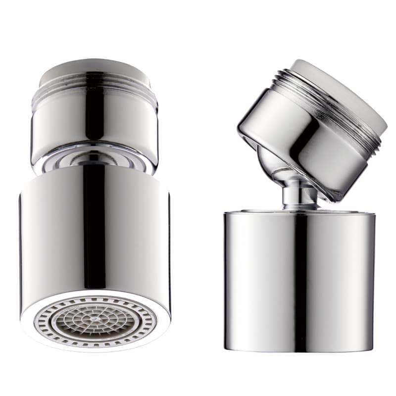 Large rotation range flow adjustable kitchen faucet accessory