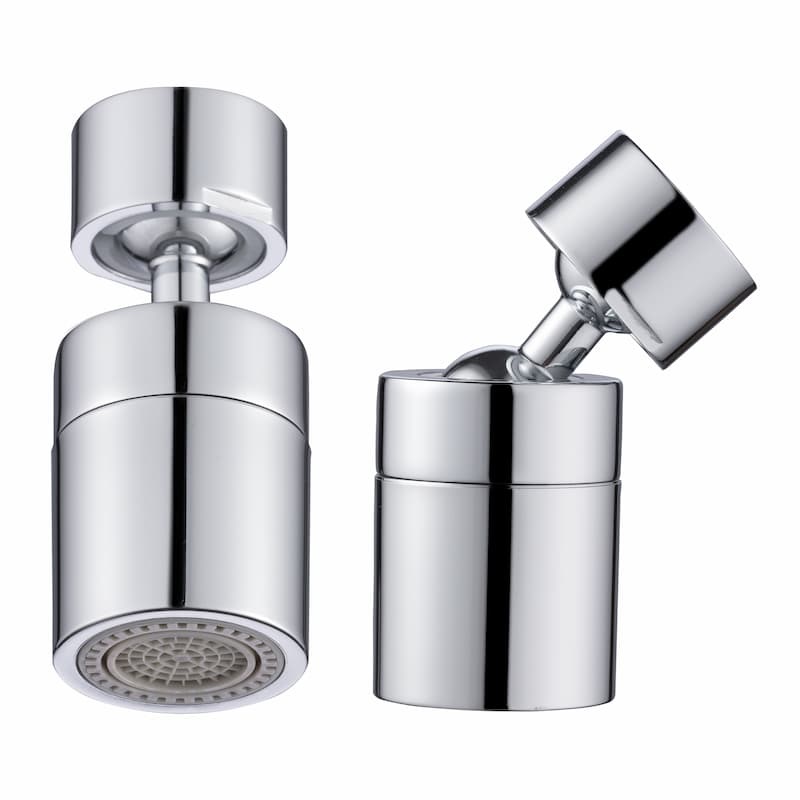 Swivel big rotation dual mode aerator for kitchen faucet and bathroom faucet