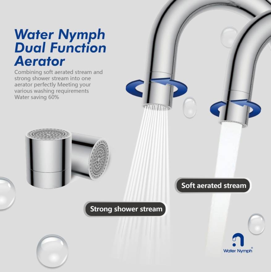 Was ist der Vorteil des Dual-Mode-Wasserhahnbelüfters von Xiamen Water Nymph?
